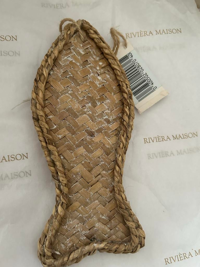 Riviera Maison Ocean Deco Fish - Nieuw met kaartje, Huis en Inrichting, Woonaccessoires | Overige, Beige, Nieuw, Ophalen of Verzenden