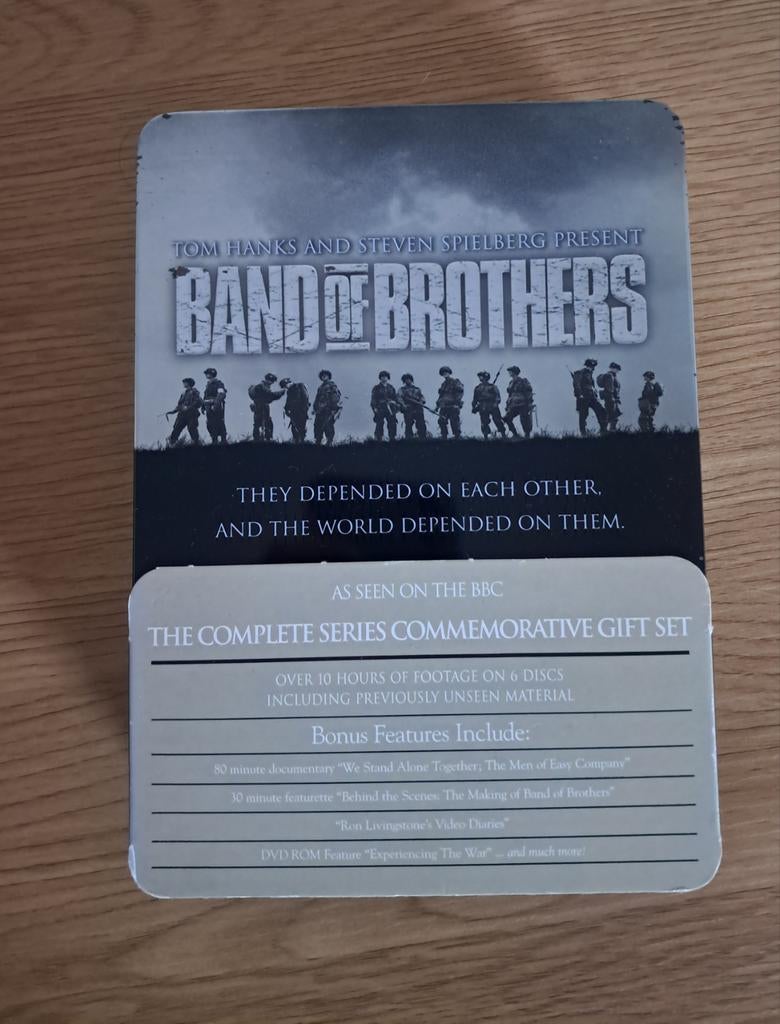 Band of Brothers dvd Steel case HBO Oorlog film serie, Vanaf 16 jaar, Ophalen of Verzenden, Zo goed als nieuw, Oorlog