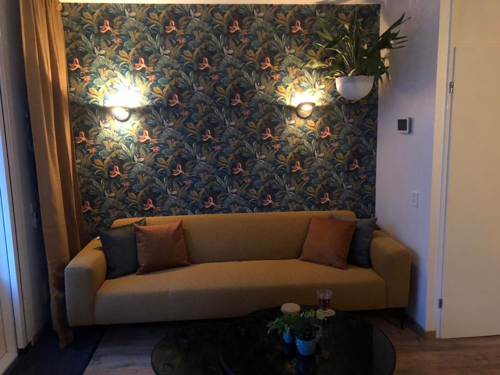 3 ikea dimbare roestvrijstalen wandlampen,R7Slampen incl, Ophalen of Verzenden