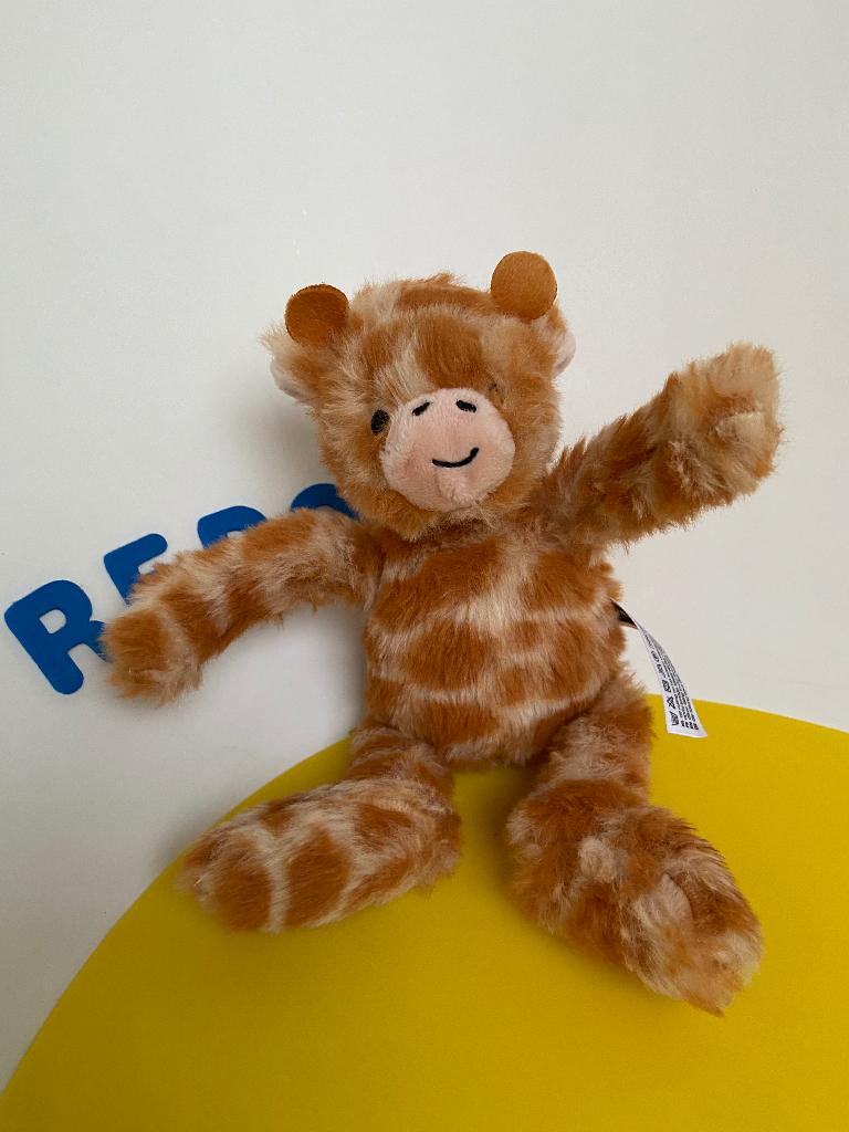 806 hema giraf giraffe bruin, Ophalen of Verzenden, Zo goed als nieuw, Overige typen