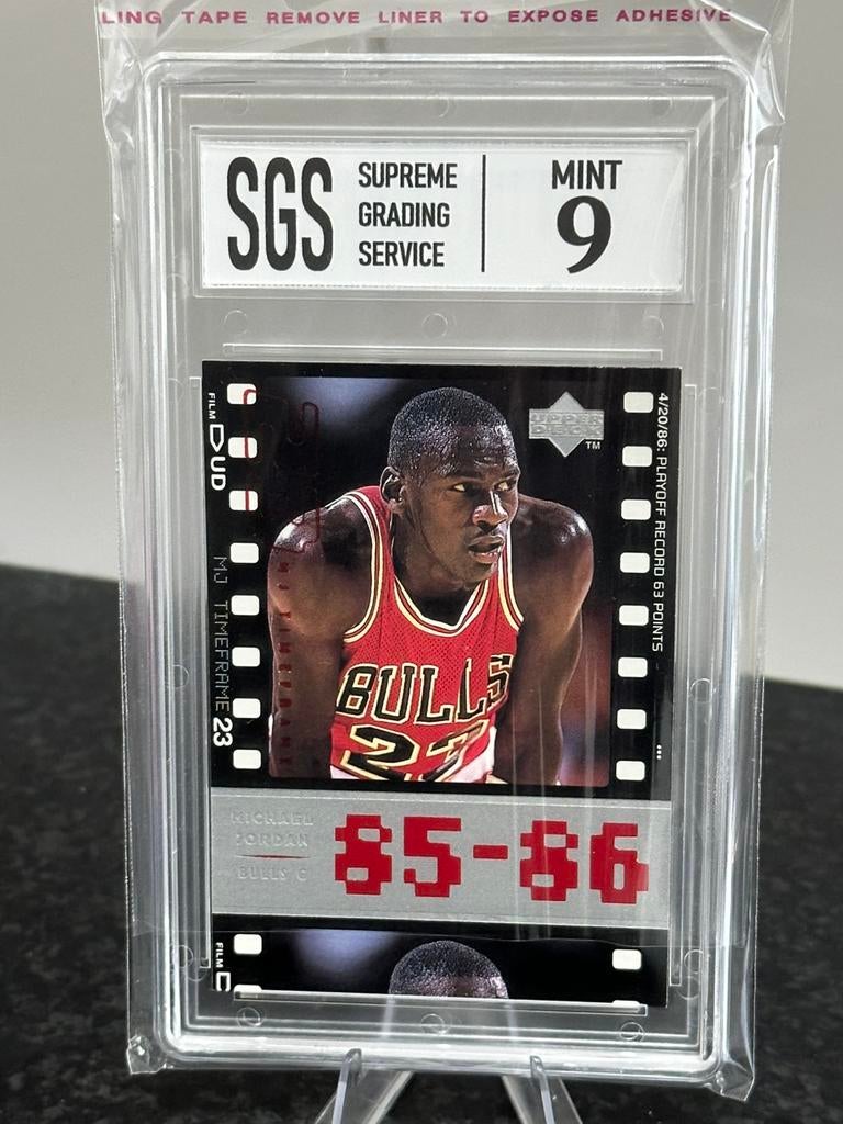 Michael Jordan 1998 Upper Deck Living Legend kaart #9, Ophalen of Verzenden, Zo goed als nieuw, Plaatje