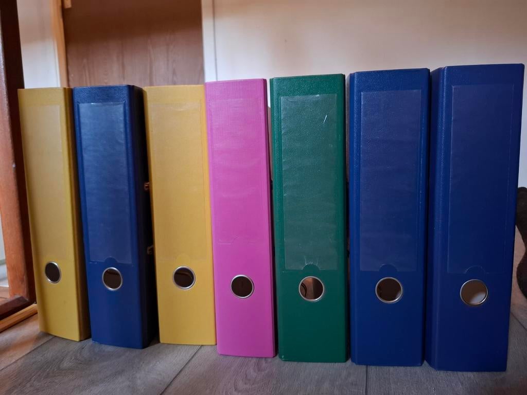 Ordners 7 stuks, Ophalen of Verzenden, Nieuw