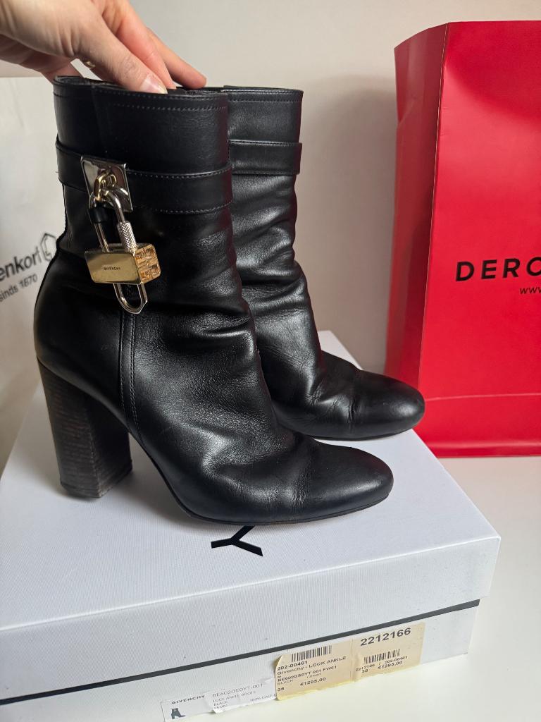 Givenchy laars zwarte enkellaarzen dames maat 38, Kleding | Dames, Ophalen, Zwart, Lage of Enkellaarzen, Givenchy