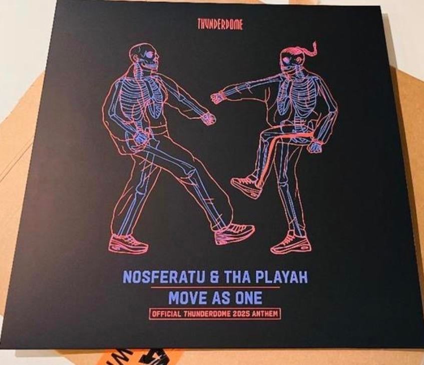 Thunderdome Anthem Move as one Vinyl Nieuw!, Ophalen of Verzenden, Nieuw in verpakking, 12 inch, Techno of Trance