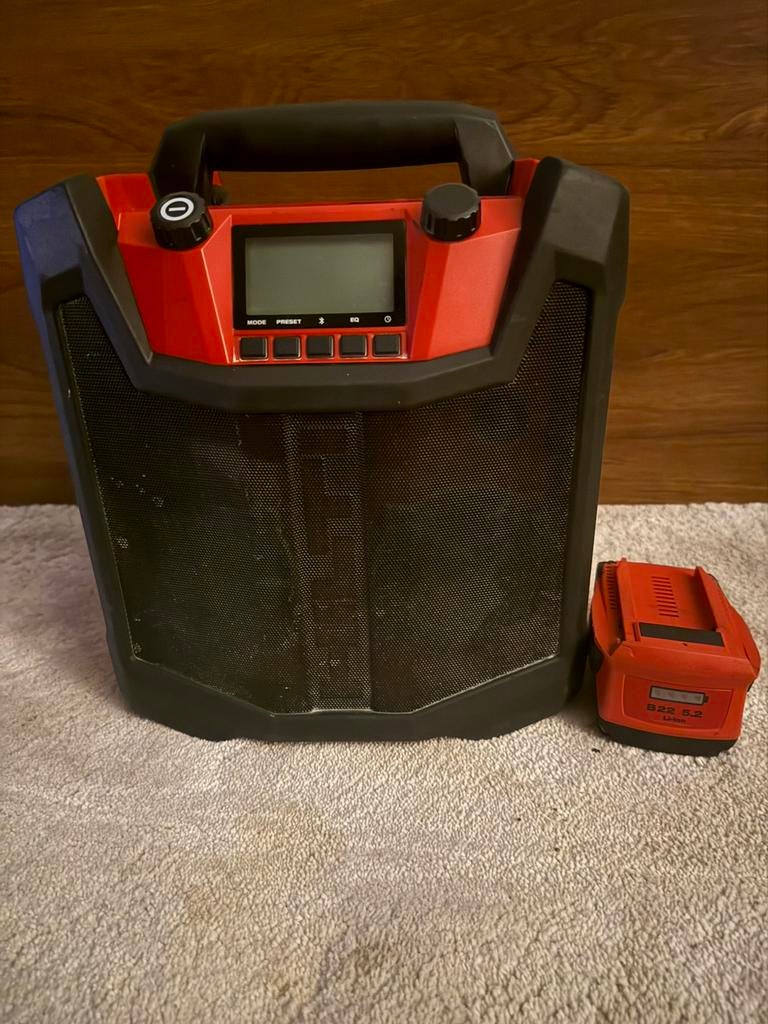 Hilti RC 4/36-DAB bouwradio, Ophalen of Verzenden, Zo goed als nieuw