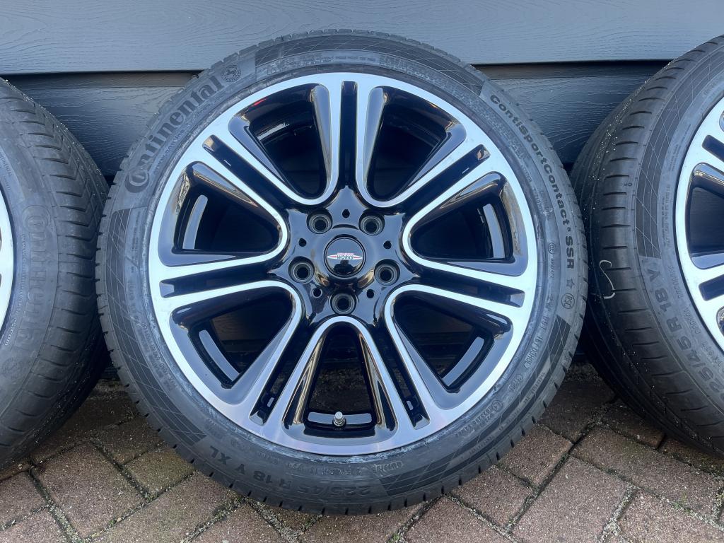 18 inch Twin Spoke velgen Mini JCW Cooper R60 R61 Countryman, 18 inch, Gebruikt, BMW Germany, Banden en Velgen