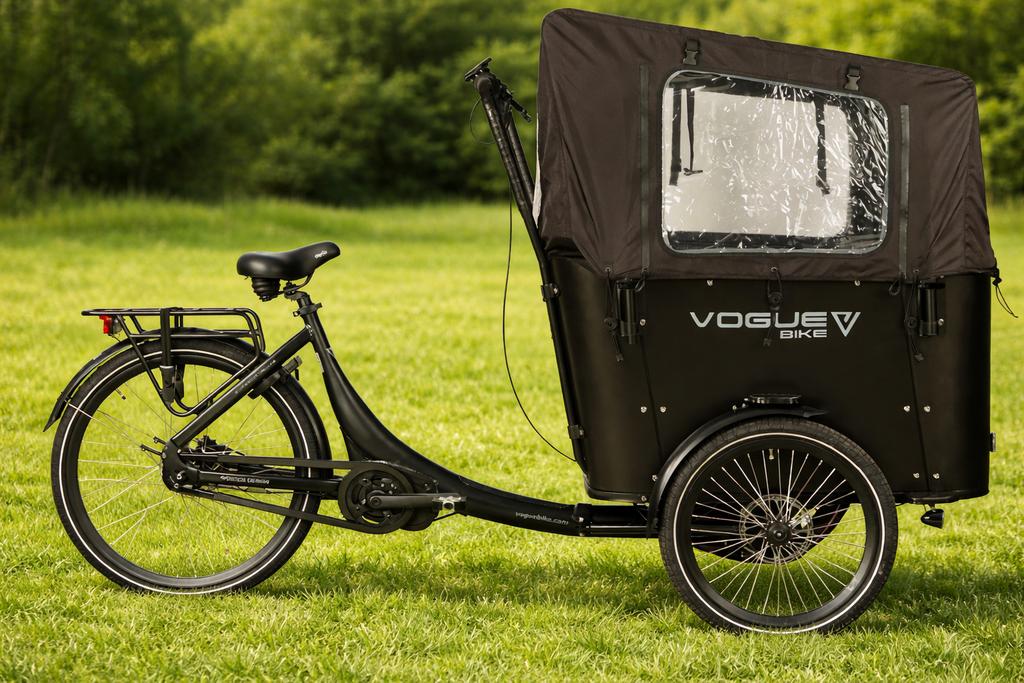 Vogue Troy | Superior 3 Deluxe | Bafang Middenmotor, 4 kinderen of meer, Zo goed als nieuw, Huif, Ophalen