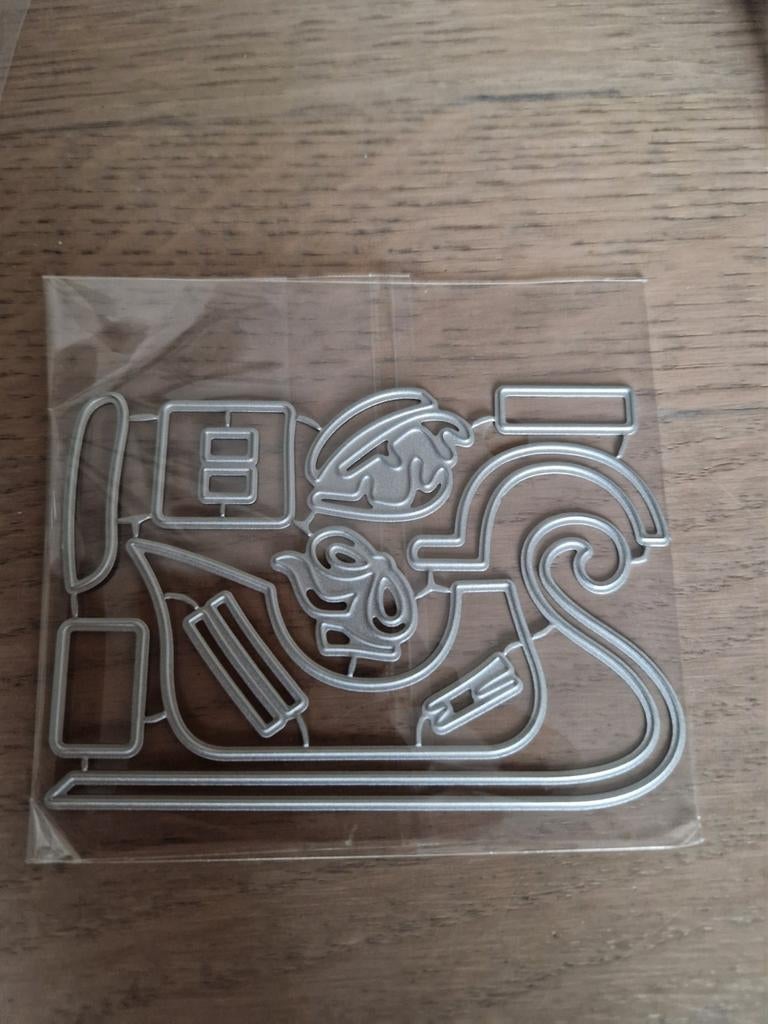 Snijmal Kerstman Slee met Cadeautjes - Nieuw, Ophalen of Verzenden, Nieuw