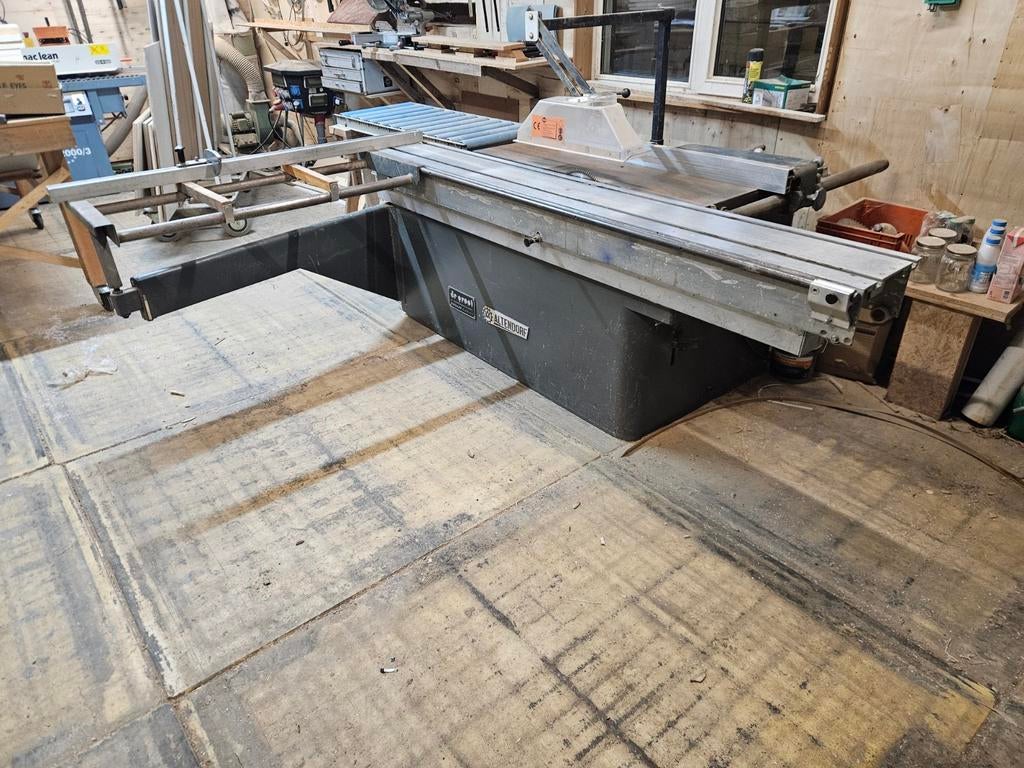 Formaatzaag Altendorf, Doe-het-zelf en Verbouw, Gereedschap | Zaagmachines, Gebruikt, Overige typen, 1200 watt of meer, 70 mm of meer