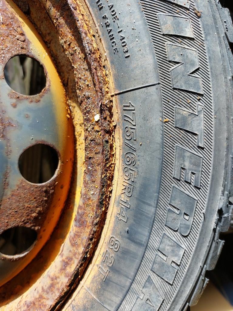 Winterbanden Peugeot 206, Ophalen, Gebruikt