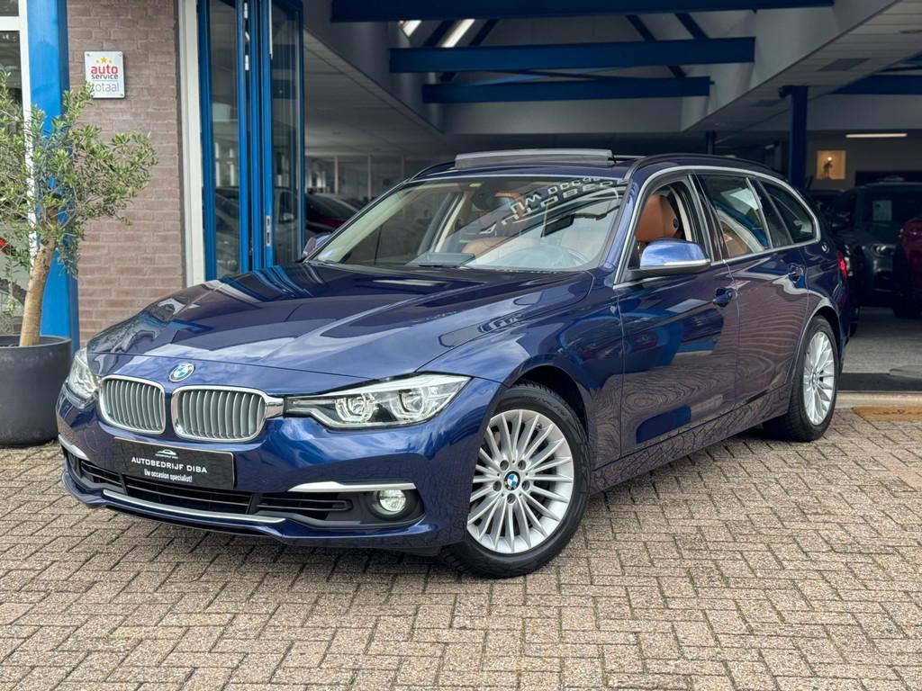 BMW 3-serie Touring 320i Luxury 2019 AUT NAVI LEDER 1e Eig!, Automaat, 1998 cc, Achterwielaandrijving, Euro 6