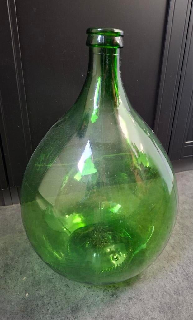 Gistfles, Ophalen of Verzenden, Minder dan 50 cm, Groen, Glas