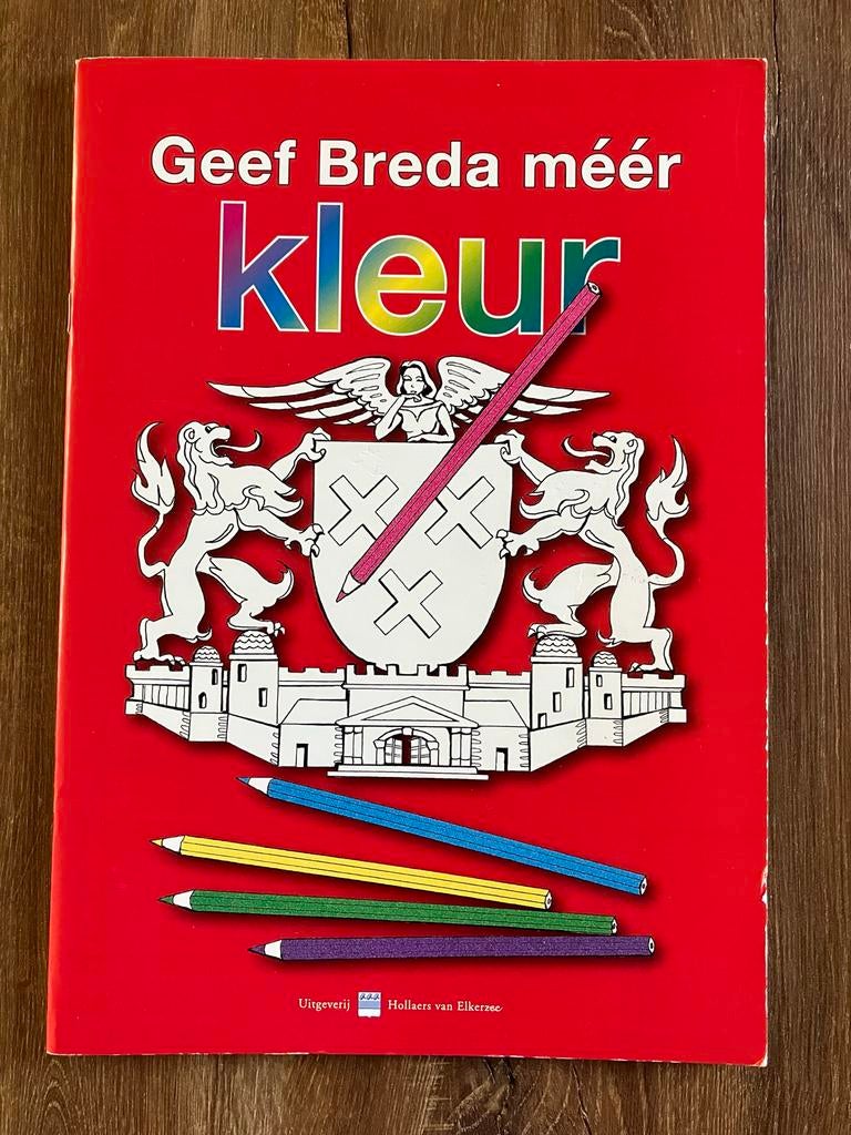 Kleurboek Breda: Geef Breda méér kleur, Ophalen of Verzenden, Nieuw, Papier, Schets- of Tekenboek
