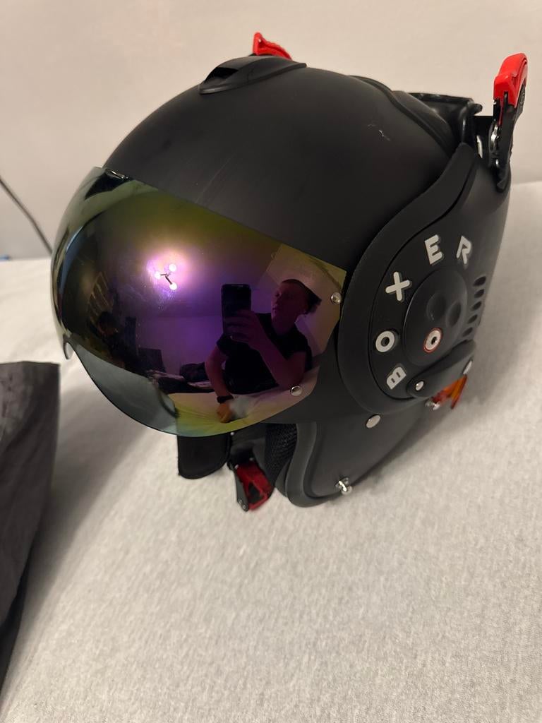 Boxer helm maat L vizier indium paars, Overige merken, Systeemhelm, Heren, Ophalen of Verzenden