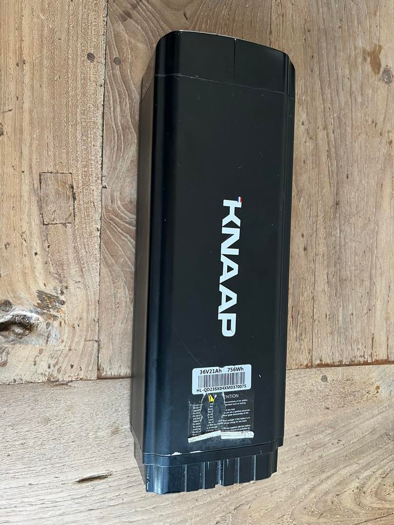 Knaap accu, Fietsen en Brommers, Fietsaccessoires | Fietsaccu's, Ophalen, Zo goed als nieuw