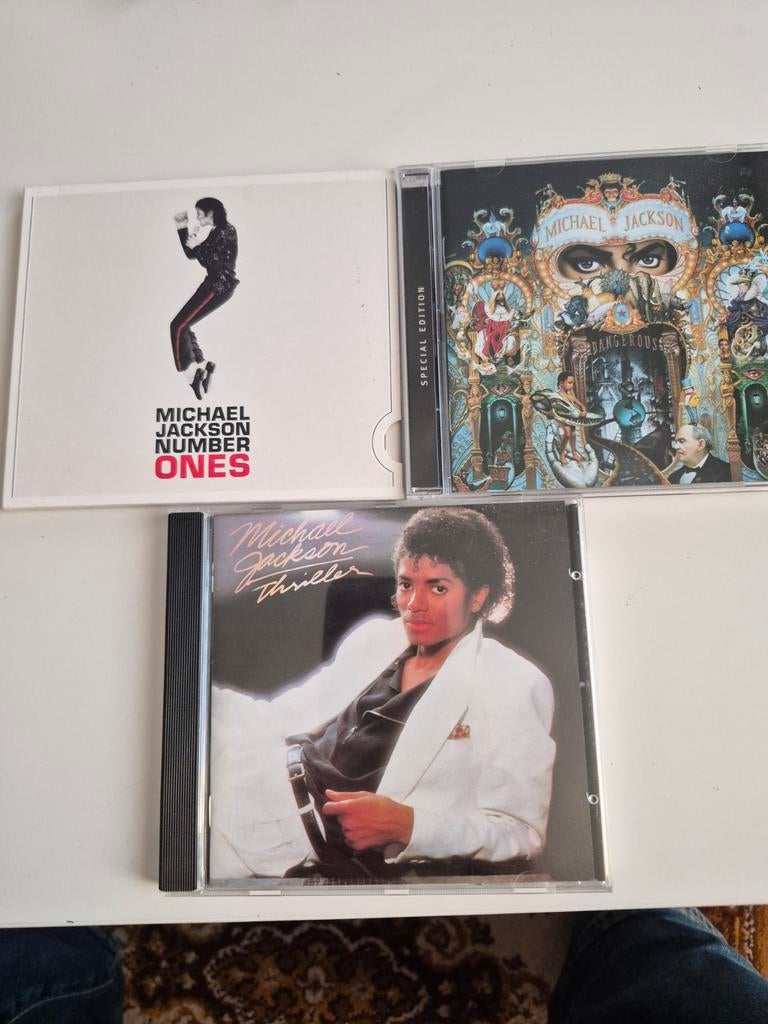 Michael Jackson CD collectie: Thriller, Dangerous, Number, Ophalen of Verzenden, 1980 tot 2000, Gebruikt
