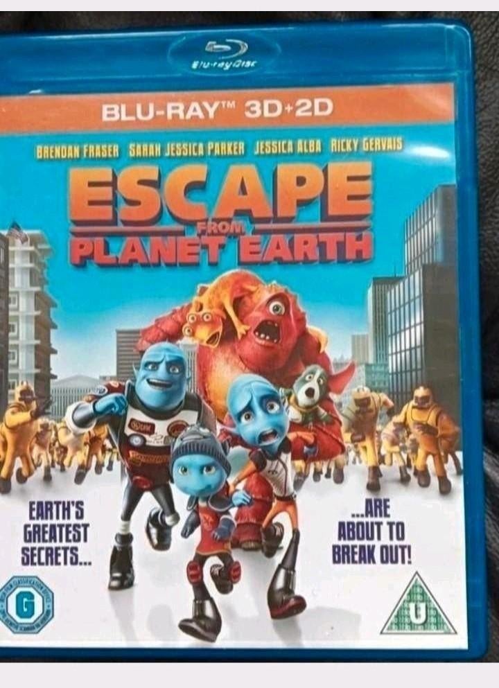 Escape from planet earth 3D en 2D bluray Import, Cd's en Dvd's, Ophalen of Verzenden, Zo goed als nieuw, Documentaire en Educatief