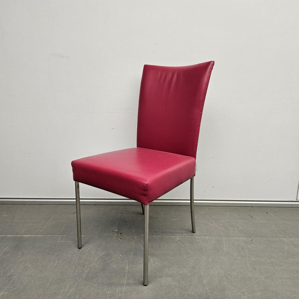 Bert Plantagie zorgstoel / eetkamerstoel - roze skai bekled, Niet ingevuld, Gebruikt, Niet ingevuld, Niet ingevuld