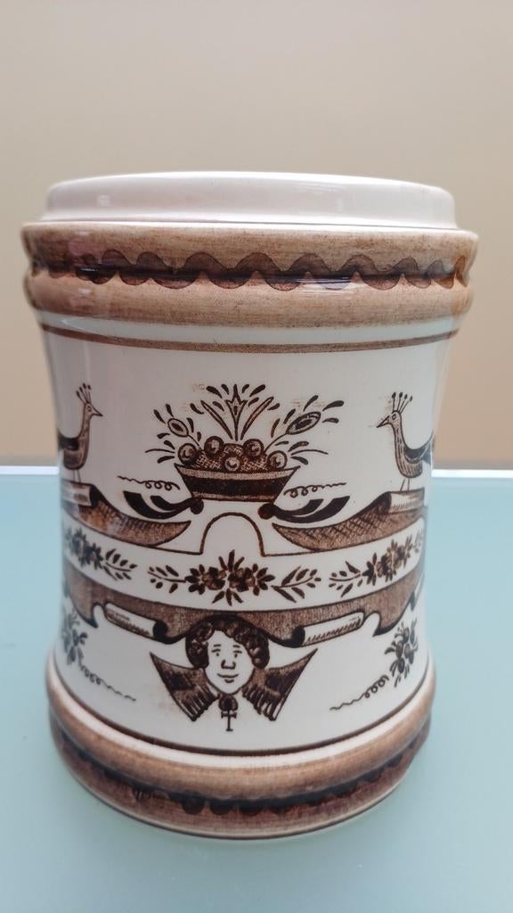 Vintage handbeschilderde apothekerspot Delft voor Glaxo,, Ophalen of Verzenden