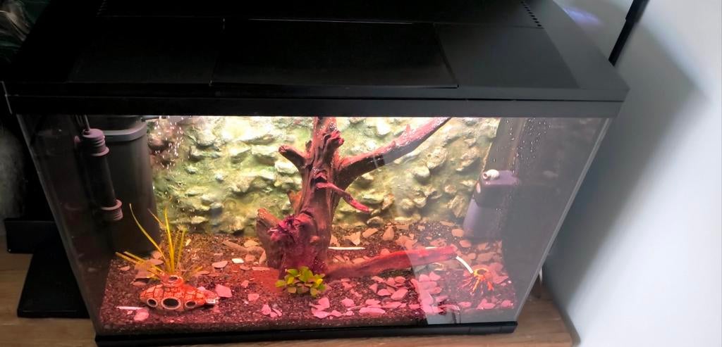 Aquarium compleet circa 100L, Dieren en Toebehoren, Vissen | Aquaria en Toebehoren, Leeg aquarium, Ophalen