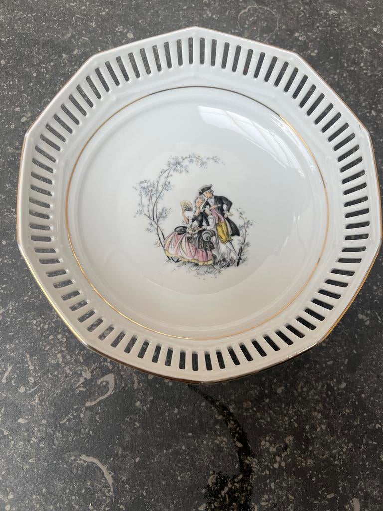 Vintage Schwarzenhammer Fruitschaal - Bavaria Jaren '50/'60, Antiek en Kunst, Ophalen of Verzenden