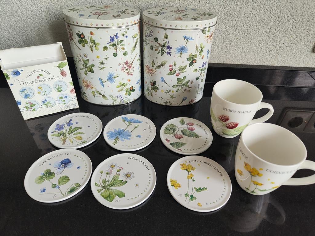 Marjolein Bastin Wild flowers blikken, mokken & onderzetters, Overige typen, Nieuw, Ophalen of Verzenden, Overige stijlen