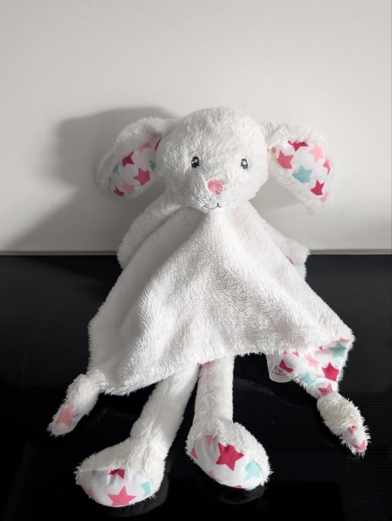 Knuffeldoek little Dutch konijn ster rose, Ophalen of Verzenden, Zo goed als nieuw, Konijn