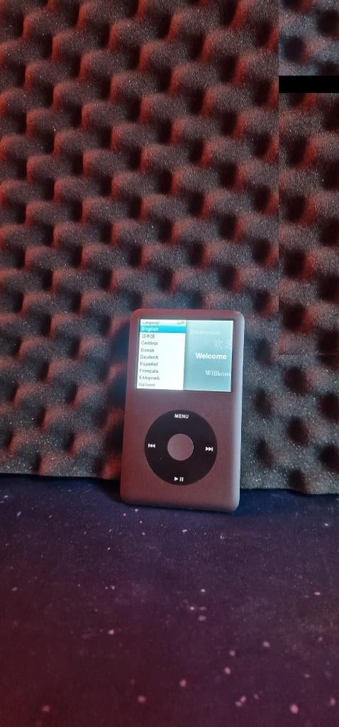 Apple iPod Classic 120GB Space Grey – werkend, Audio, Tv en Foto, Mp3-spelers | Apple iPod, 40 GB en meer, Classic, Zwart, Ophalen of Verzenden