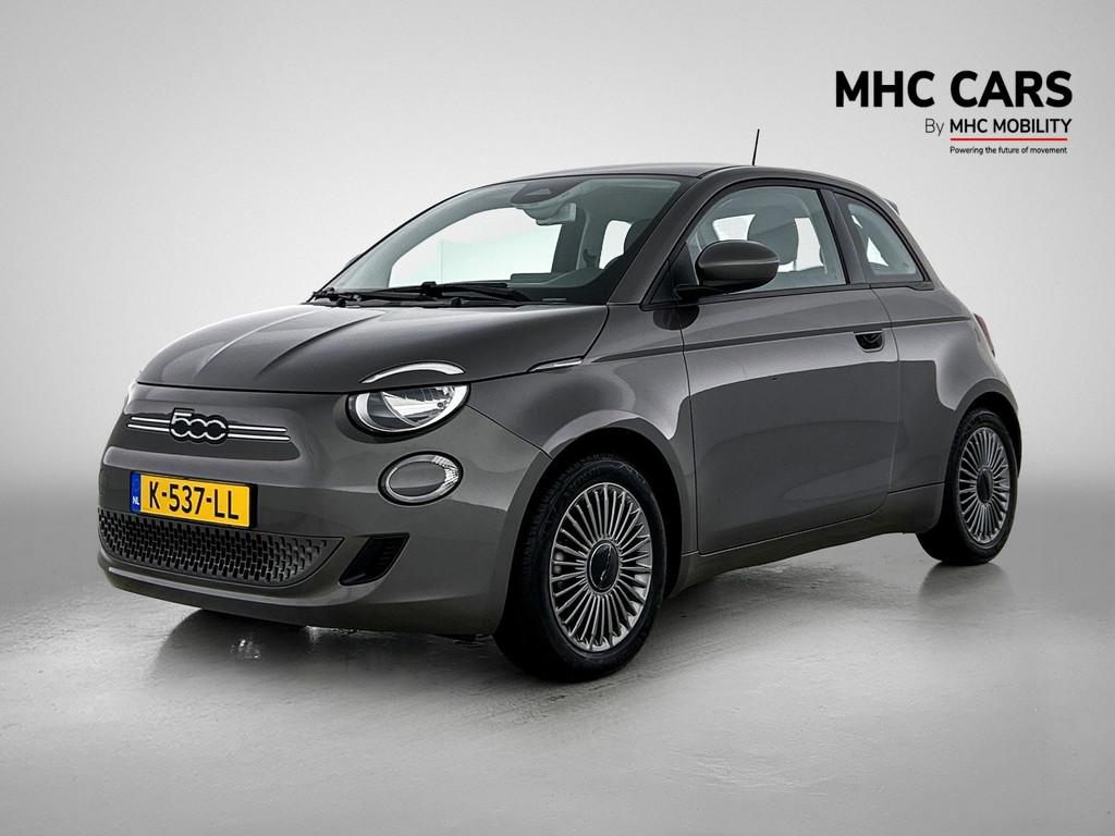 Fiat 500 Icon 42 kWh | Airco | (bj 2020, automaat), Automaat, Stof, Gebruikt, Zwart