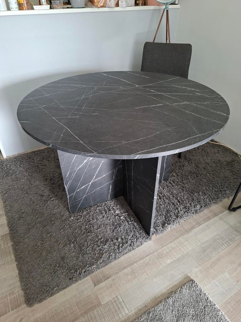 Ronde eettafel - 110 cm diameter, 75 cm hoog, Ophalen, Overige materialen, Gebruikt, Rond