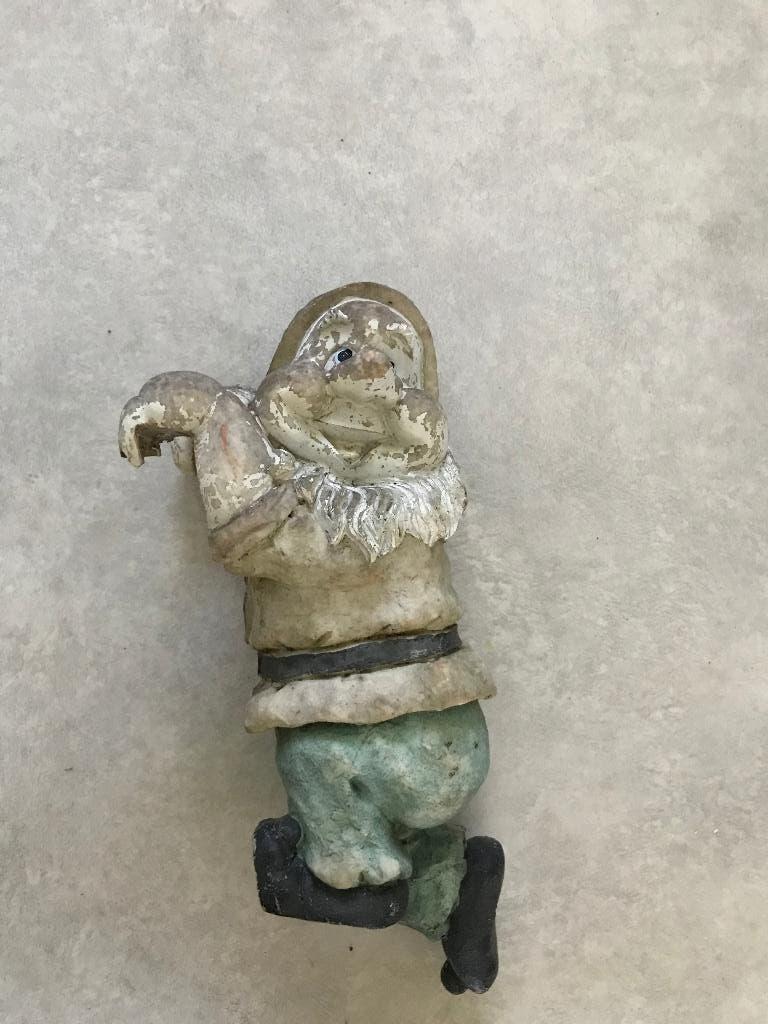 tuinkabouter, Tuin en Terras, Ophalen, Gebruikt, Hout, Dierenbeeld