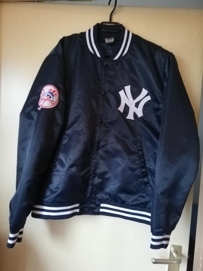 Ny Yankees vintage jacket, Blauw, Overige maten, Ophalen of Verzenden, Zo goed als nieuw