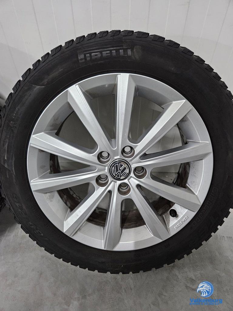 Originele VW Polo 6 AW Merano 2G 16 inch velgen 5x100 winter, Gebruikt, -, Banden en Velgen, -
