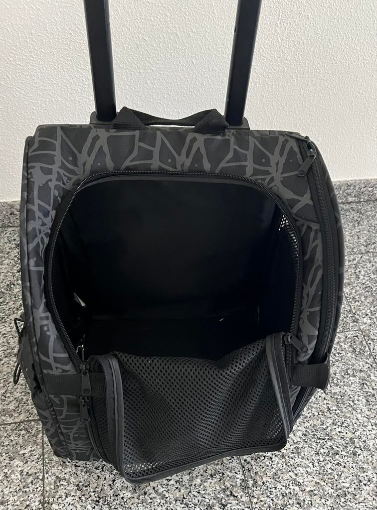 Reistas - trolley voor kleine hond, 30 cm of meer, Zwart, Zo goed als nieuw, 35 tot 55 cm