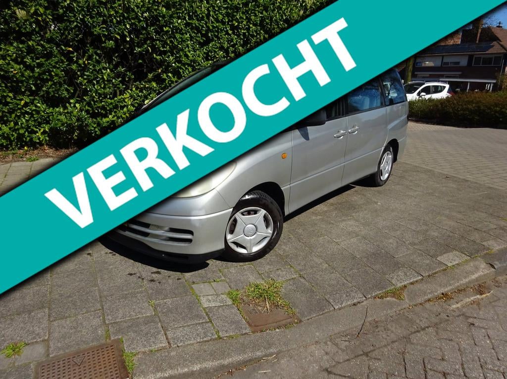 Toyota Previa 2.4-16V VVT-i Luna AIRCO WERKT MET APK, Auto's, Toyota, Gebruikt, Origineel Nederlands, Bedrijf, 1600 kg