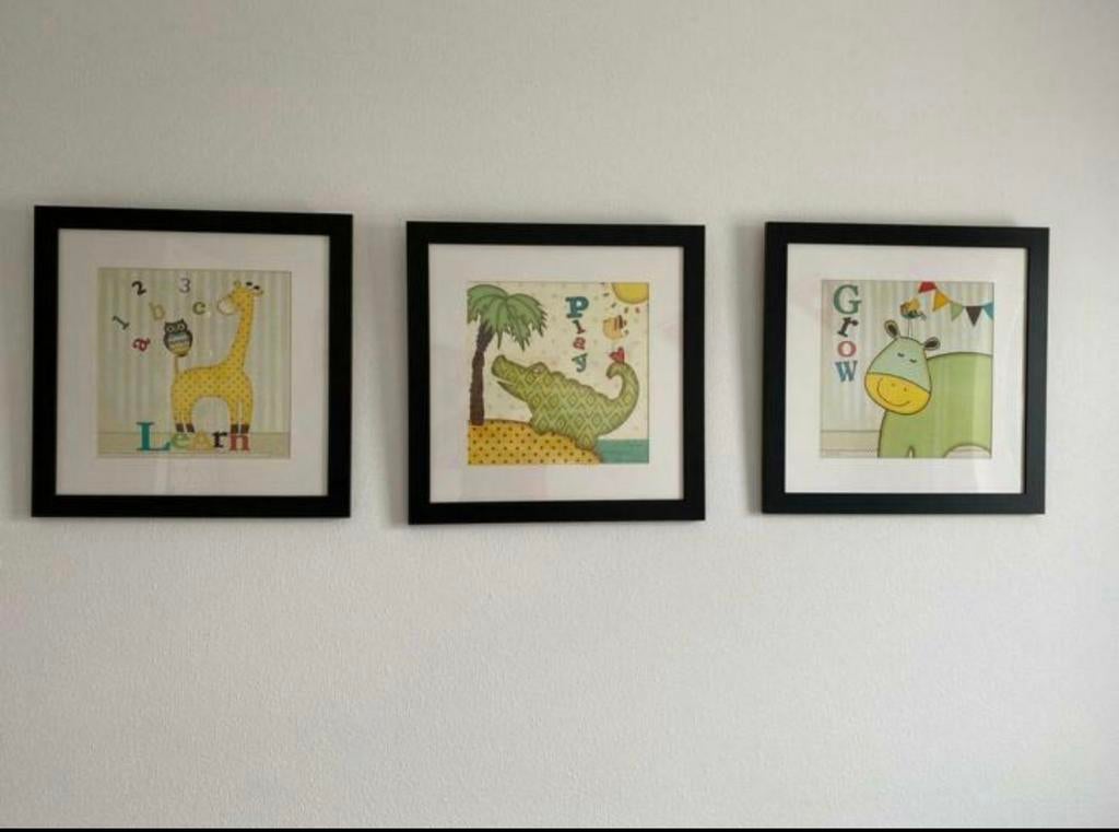 Jo moulton kinderkamer wanddecoratie x3, Ophalen of Verzenden, Zo goed als nieuw, Wanddecoratie