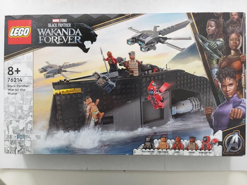 Lego 76214 Black Panther : War on the 🌊 Water 🆕️ (in seal), Kinderen en Baby's, Speelgoed | Duplo en Lego, Ophalen of Verzenden
