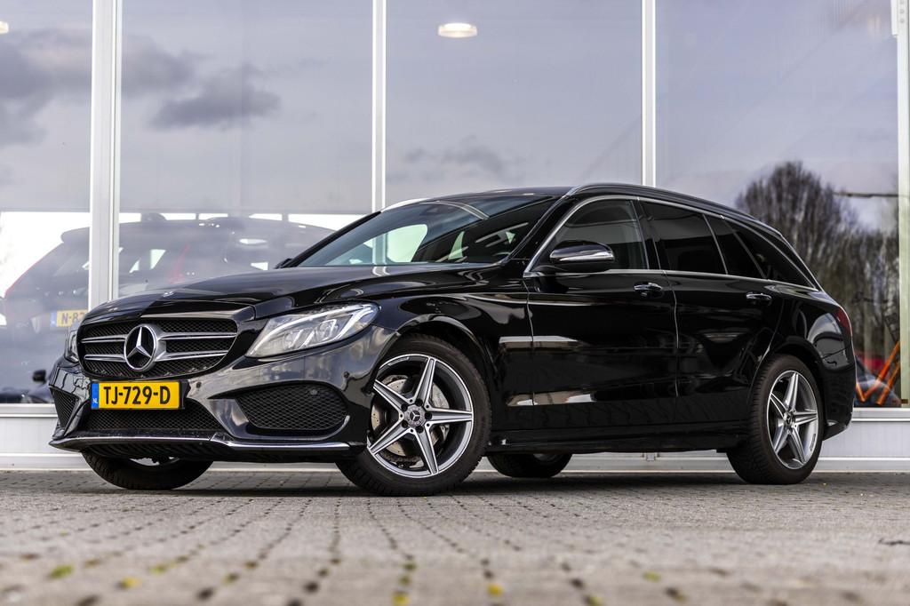 Mercedes-Benz C-Klasse Estate 250 CDI 4MATIC Premium Plus |, Auto's, 12 maanden, 4 cilinders, Zwart, Leder