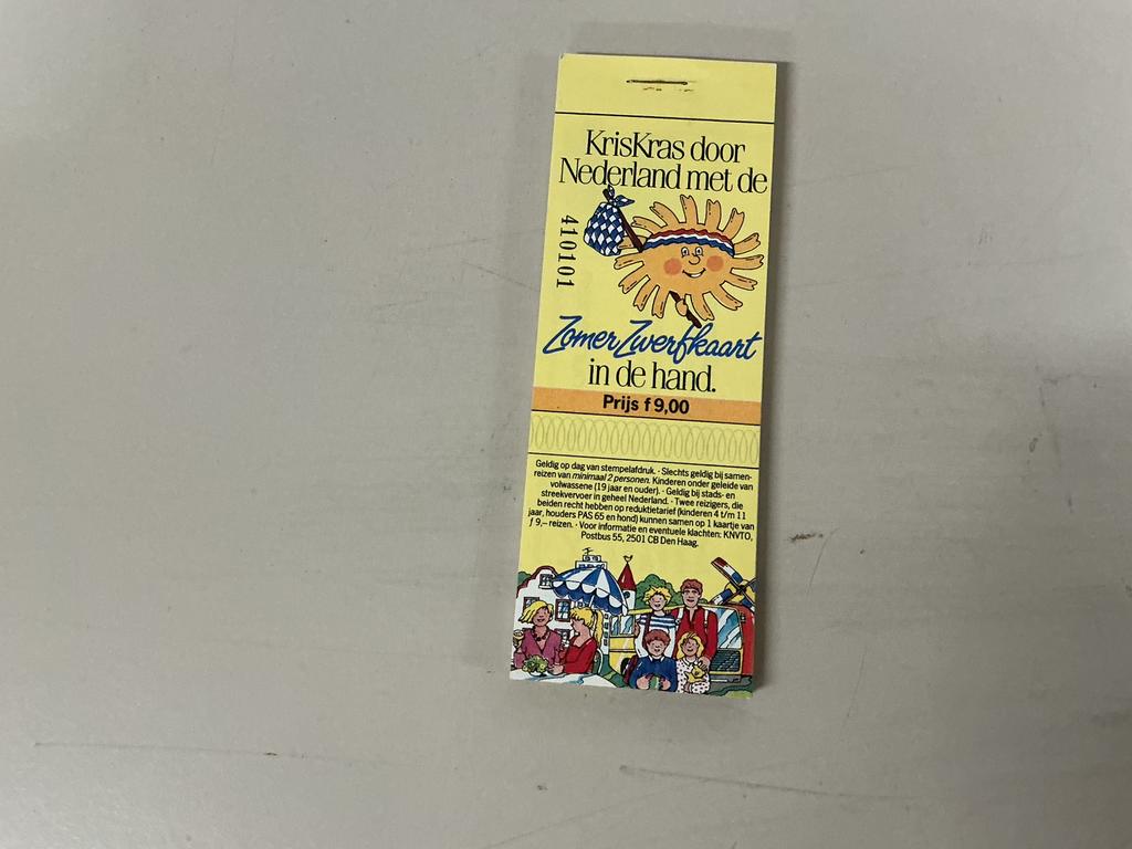 Boekjes Zomer Zwerfkaarten, Ophalen of Verzenden, Zo goed als nieuw, Trein, Boek of Tijdschrift