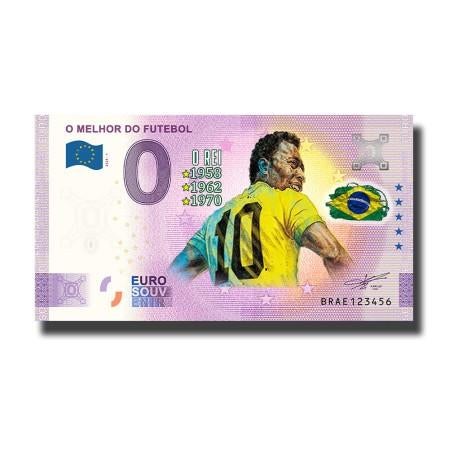 0 Euro Souvenir Biljet Pelé - Voetballegende, Postzegels en Munten, Bankbiljetten | Europa | Eurobiljetten, Ophalen of Verzenden