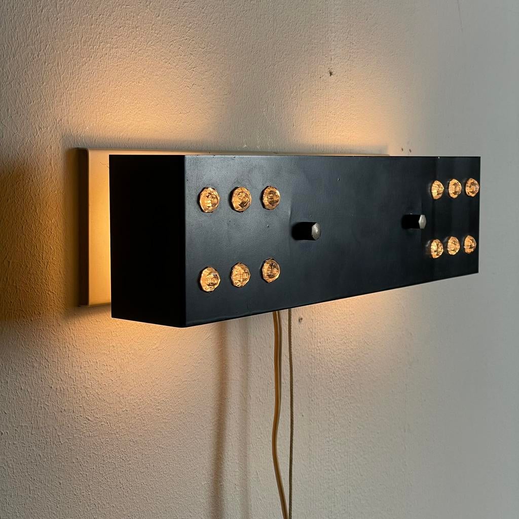 Vintage wandlamp bedlampje met sterren Herda 70’s, Ophalen, Zo goed als nieuw