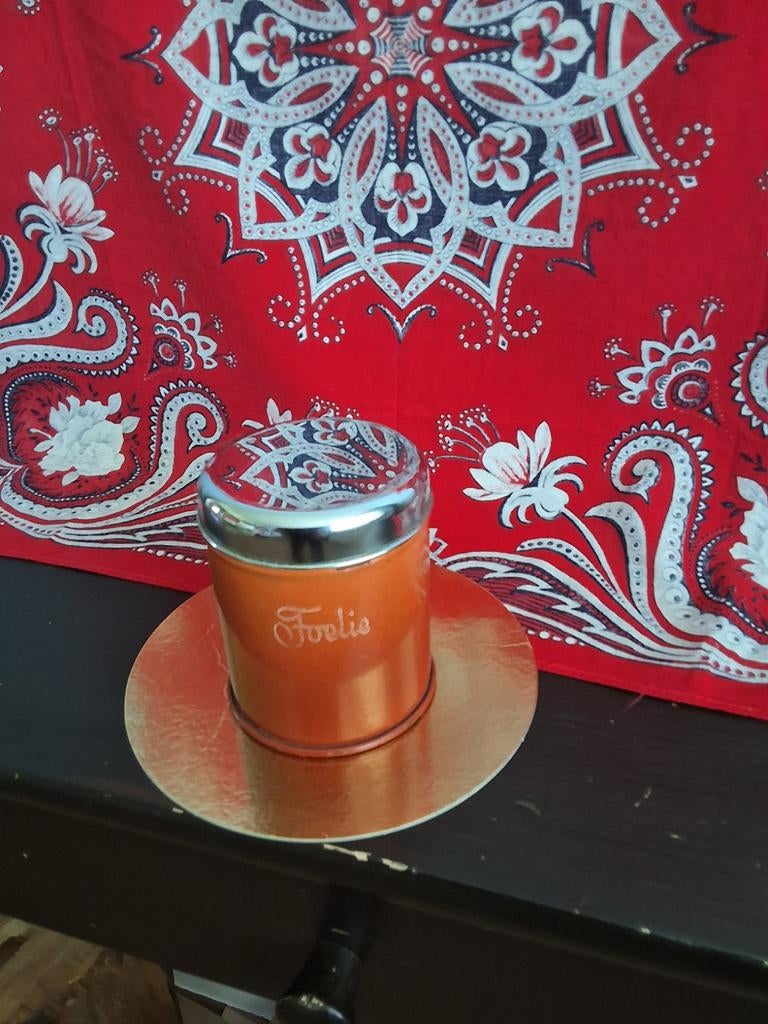 FOELIE   KRUIDENBUSJE (ook complete sets)😯 foto 3, Antiek en Kunst, Antiek | Emaille, Ophalen of Verzenden