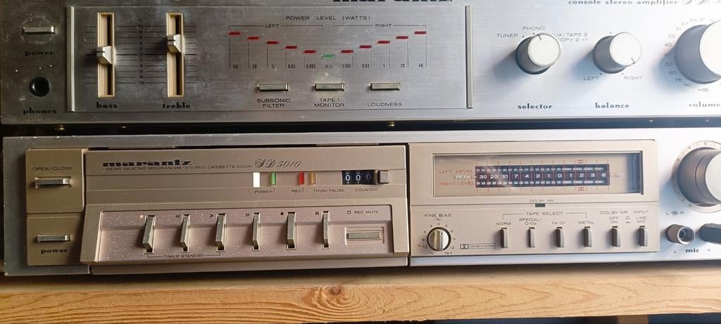 Vintage Marantz Stereo Set: Versterker, Tuner & Cassettedeck, Ophalen, Enkel, Marantz, Tape counter