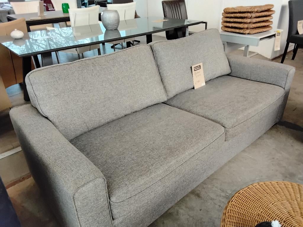 Bankstel 210 en 170cm. Stof. 2e paasdag geopend. Second Life, Ophalen, Zo goed als nieuw, Rechte bank, 200 tot 250 cm