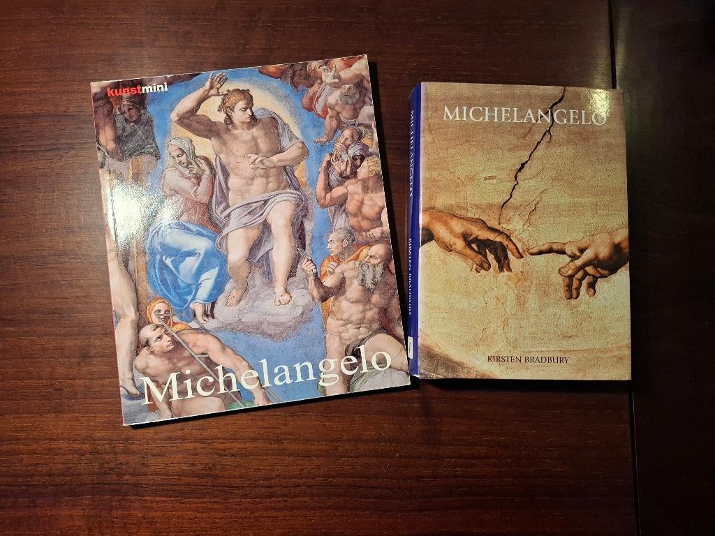 Kunstboeken - Twee keer Michelangelo, Boeken, Diverse auteurs, Ophalen of Verzenden, Zo goed als nieuw, Schilder- en Tekenkunst