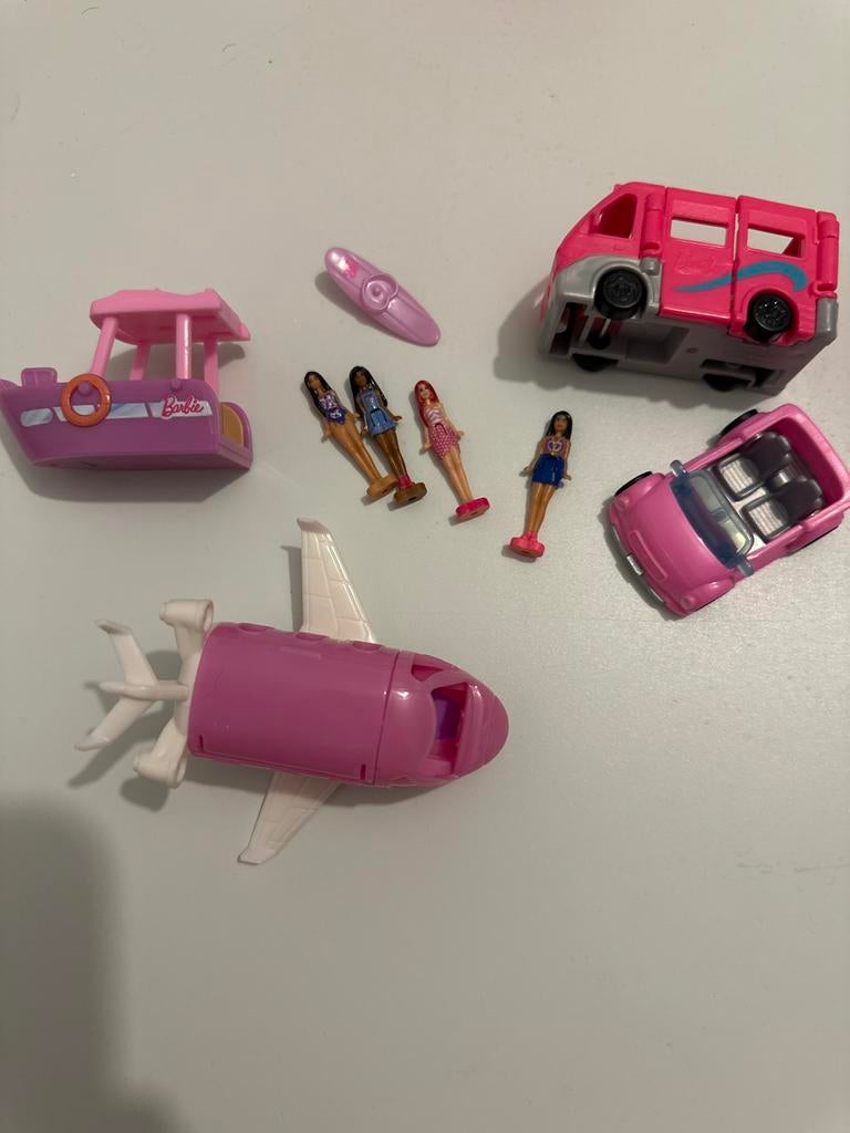 Barbie Mini mini barbieland Voertuigen en Poppetjes Set, Verzenden, Gebruikt, Meisje