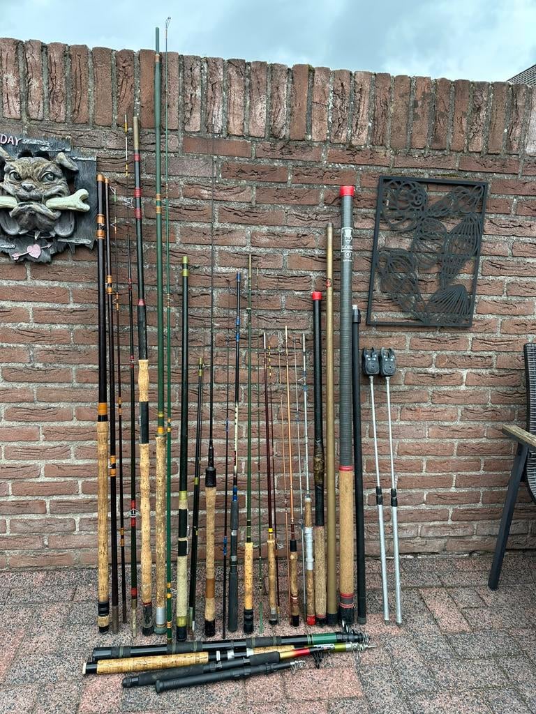 17 vishengels, Ophalen, Gebruikt, Werphengel