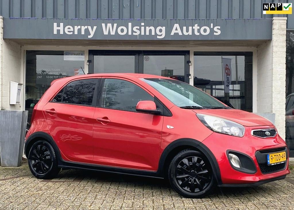 Kia Picanto 1.0 CVVT ISG R-Cross Airco 94384 Km NAP, Voorwielaandrijving, Euro 5, Stof, Gebruikt