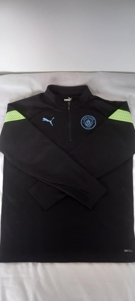 Puma Manchester City trainingstrui, Sport en Fitness, Voetbal, Maat XS of kleiner, Ophalen of Verzenden, Shirt