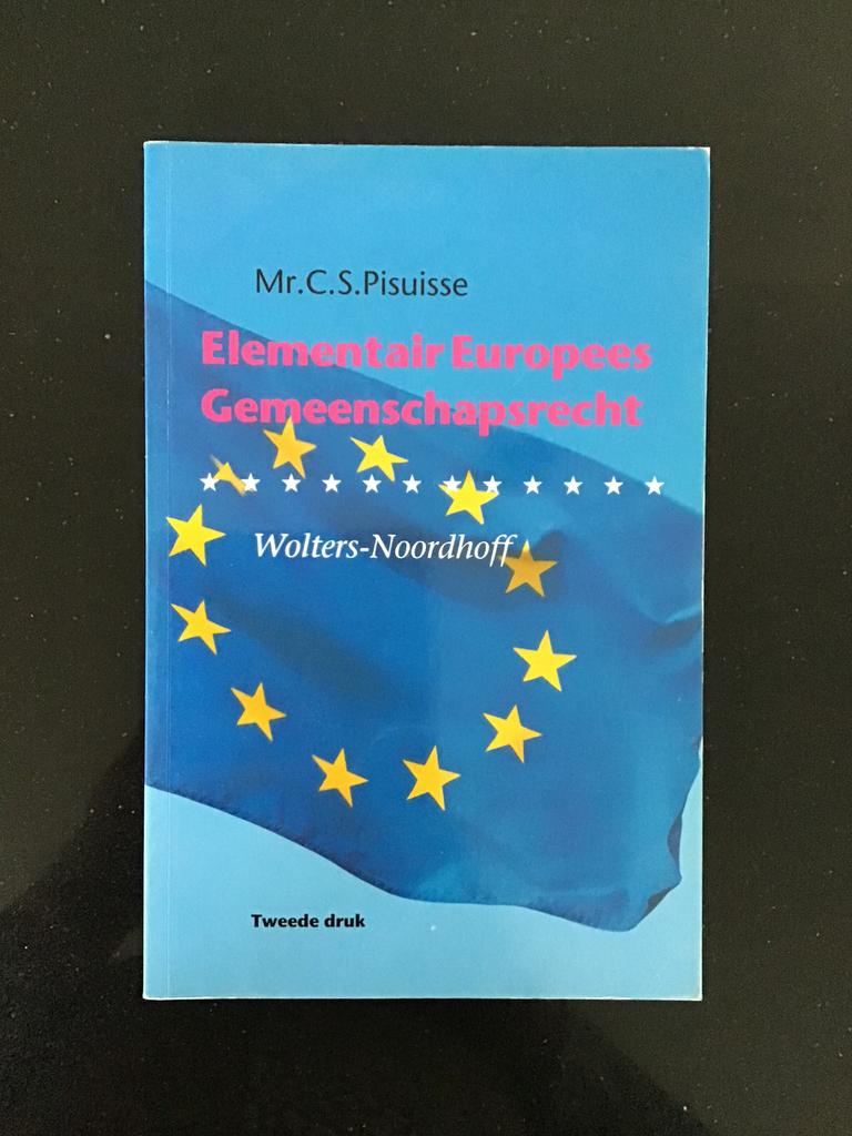 Boek. Elementair Europees Gemeenschapsrecht. Uitgave 1992., Verzenden, Beta, Gelezen, HBO